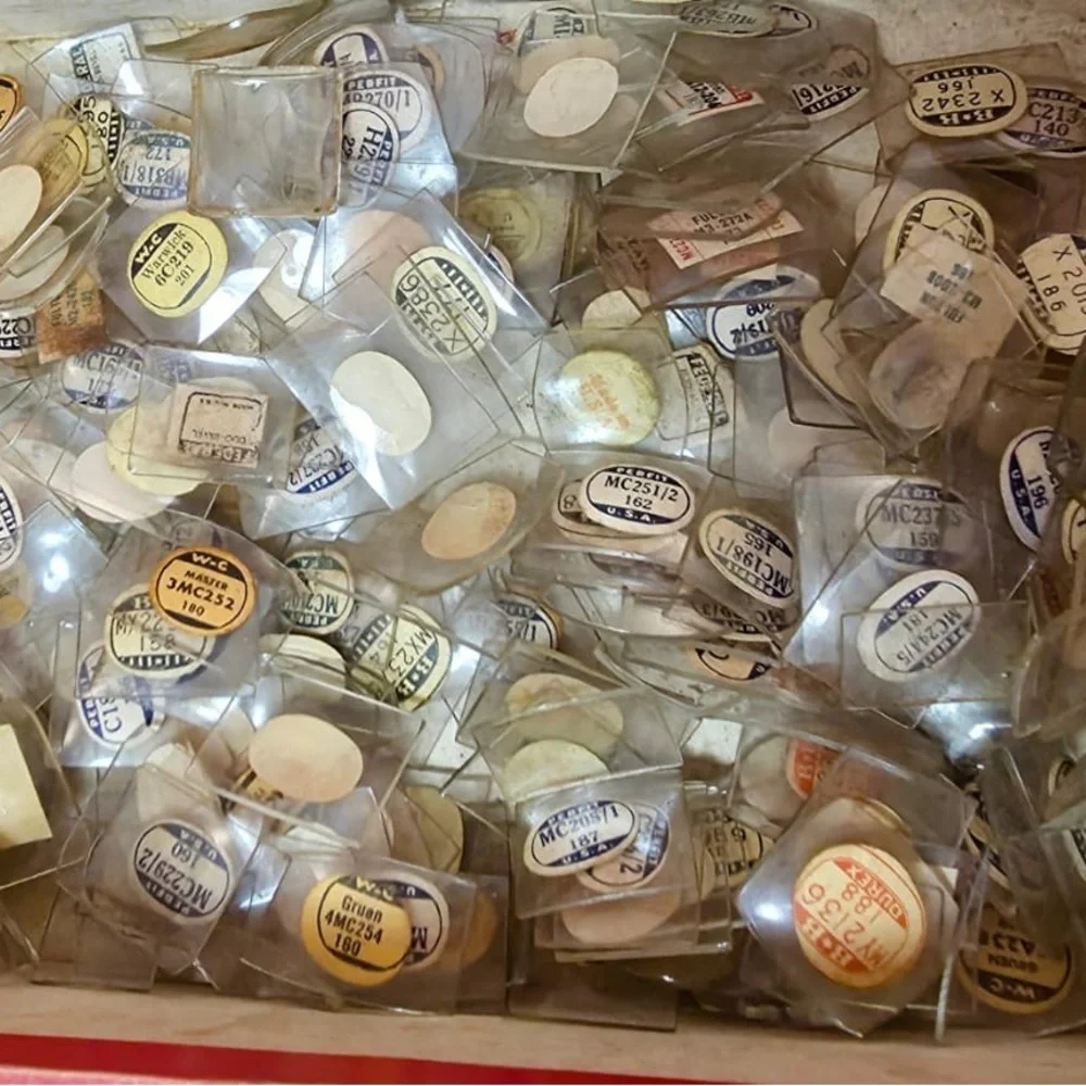 Big Lot Of Perfit AND Durex Vintage Watch Crystals